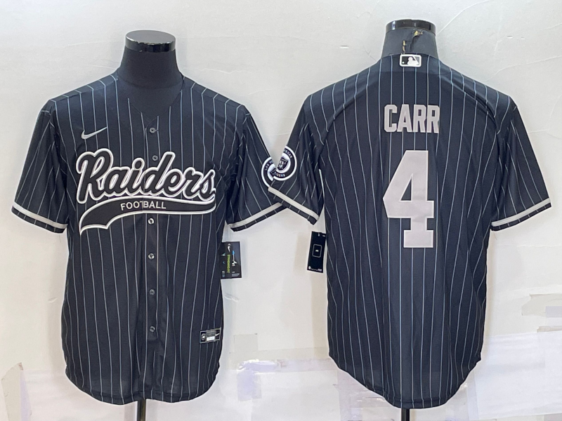 Adult ‎Oakland Raiders Derek Carr NO.4 Football Jerseys