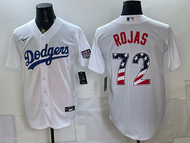 Men/Women/Youth Los Angeles Dodgers Miguel Rojas NO.72 baseball Jerseys