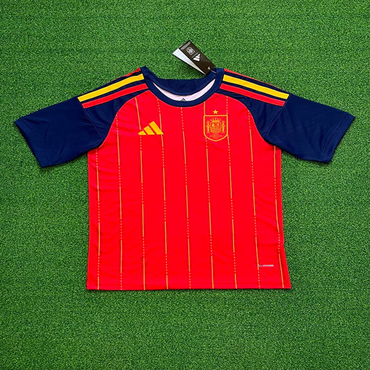 Spain 2026 Men's world cup home soccer Jersey custom name and number