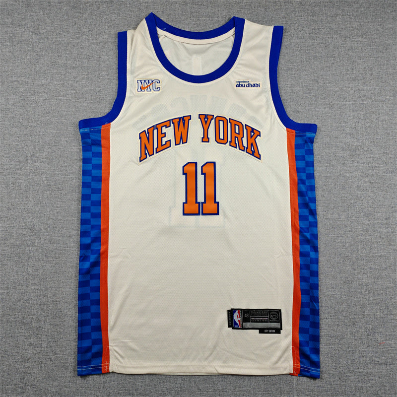 New York Knicks Jalen Brunson swingman jerseys S-2XL 2026 city version