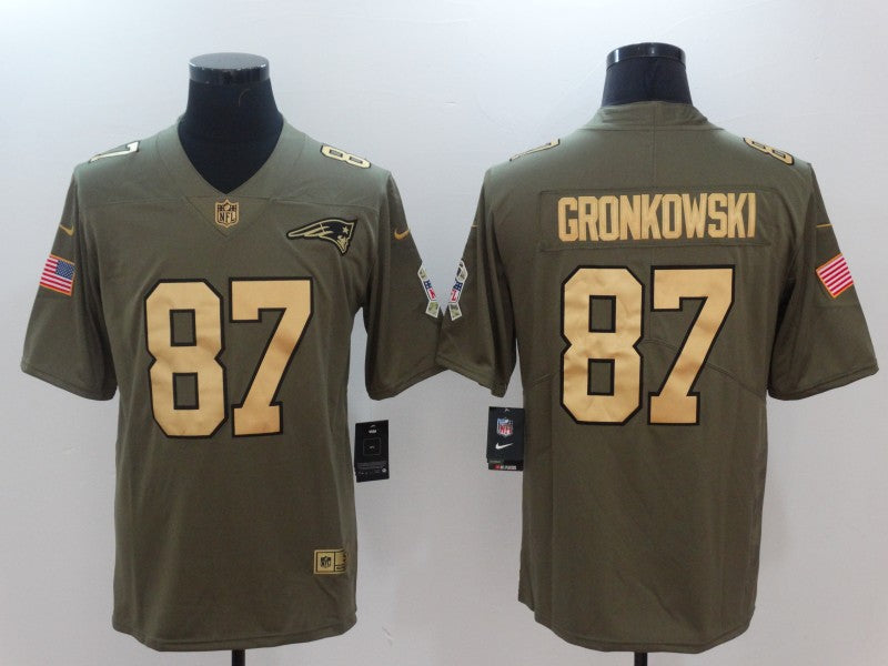 Adult New England Patriots Rob Gronkowski NO.87 Football Jerseys
