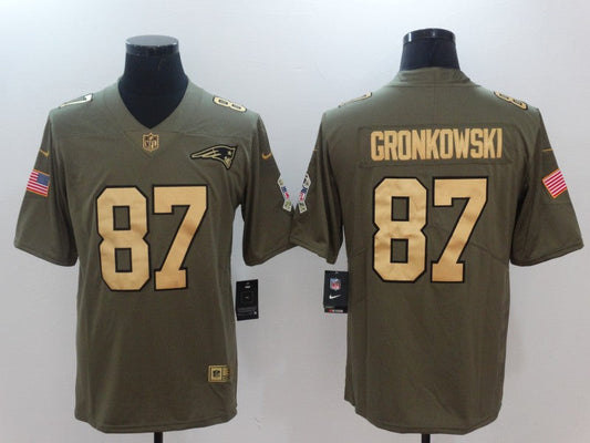 Adult New England Patriots Rob Gronkowski NO.87 Football Jerseys