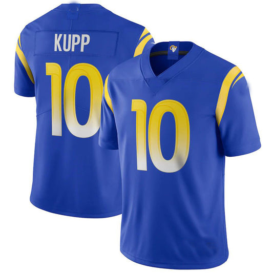 men/women/kids LA. Rams #10 Cooper Kupp Royal Vapor Limited Jersey Stitched American Football Jersey