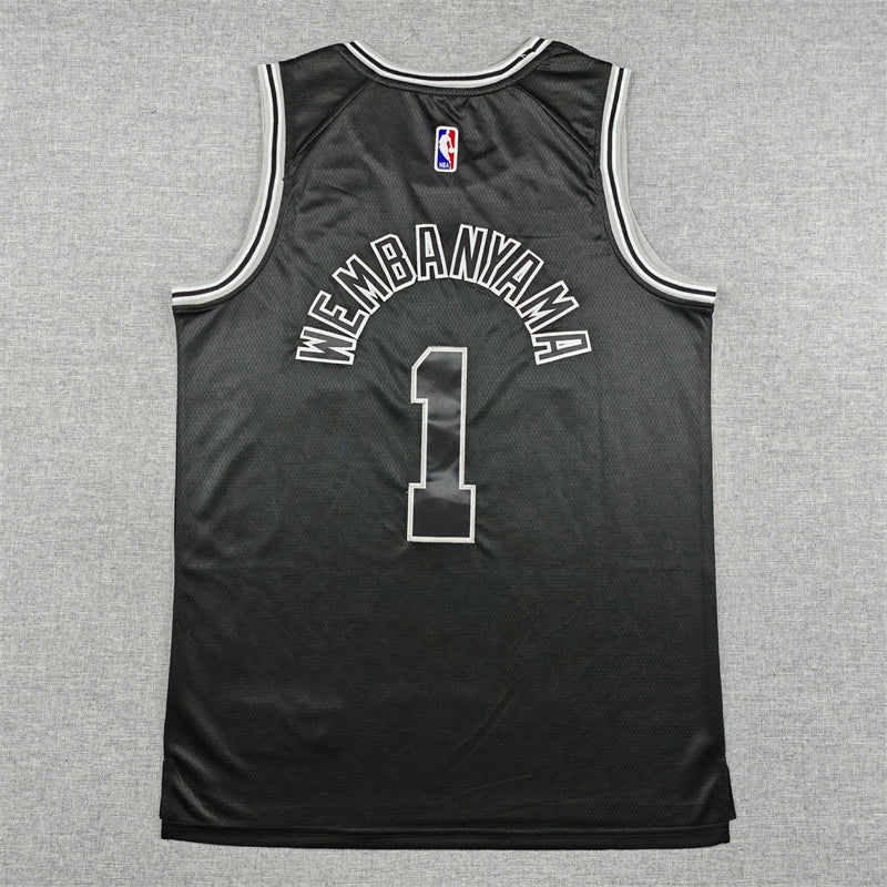San Antonio Spurs Victor Wembanyama swingman basketball jerseys S-2XL