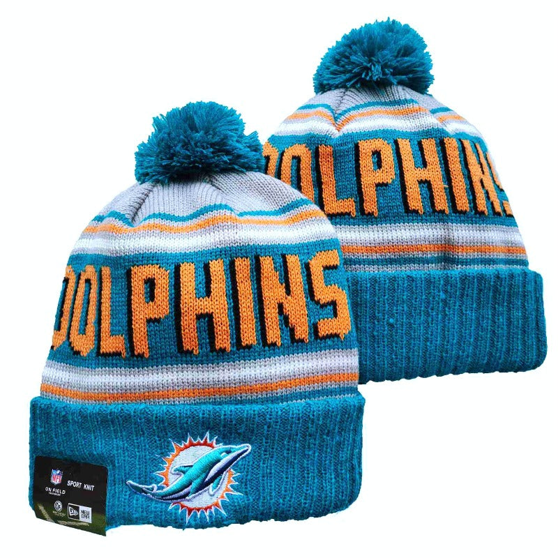 Miami Dolphins knitted NFL hats