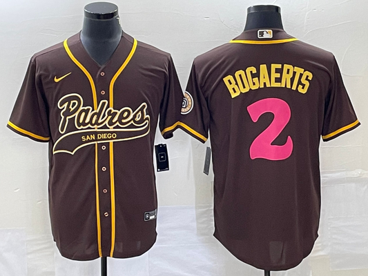 Men/Women/Youth San Diego Padres Xander Bogaerts  #2 baseball Jerseys