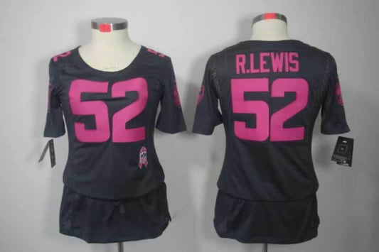 Women's Baltimore Ravens Ray Lewis NO.52 Football Jerseys