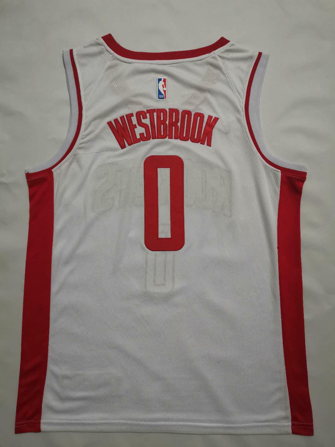 Houston Rockets Russell Westbrook #0 jersey S-2XL