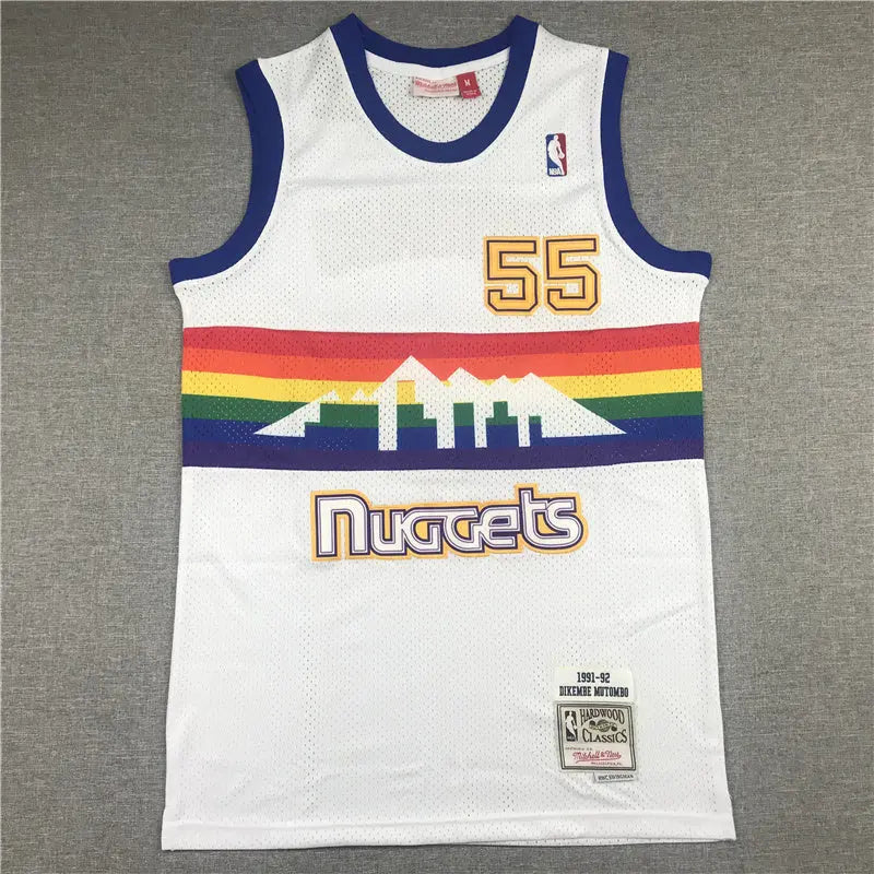 Denver Nuggets Mutombo NO.55 Basketball Jersey