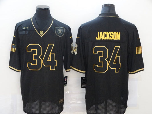 Adult ‎Oakland Raiders Bo Jackson NO.34 Football Jerseys