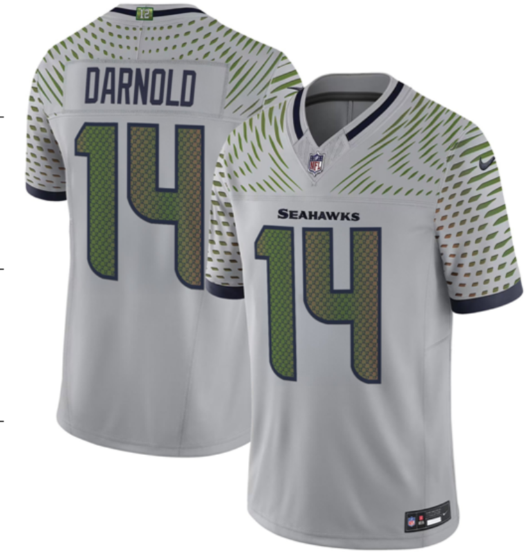 2025 New Season Adult Seattle Seahawks Sam Darnold  NO.14 Football Jerseys