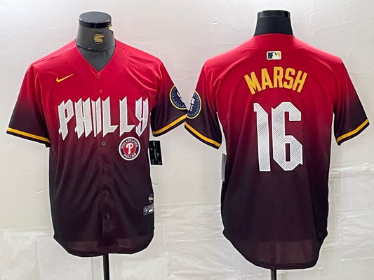 Men/Women/Youth Philadelphia Phillies Brandon Marsh  #16 baseball Jerseys
