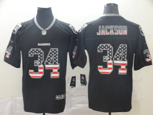 Adult ‎Oakland Raiders Bo Jackson NO.34 Football Jerseys