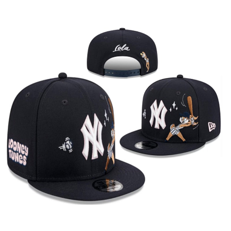 NYC City Baseball NY Symbol Flat Brim & Dad Caps, Unisex Adjustable Local Game Day Headwear Multi-Color Washed Solid Two-Tone Mesh Styles