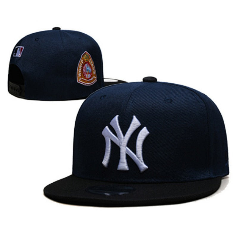 NYC City Baseball NY Symbol Flat Brim & Dad Caps, Unisex Adjustable Local Game Day Headwear Multi-Color Washed Solid Two-Tone Mesh Styles