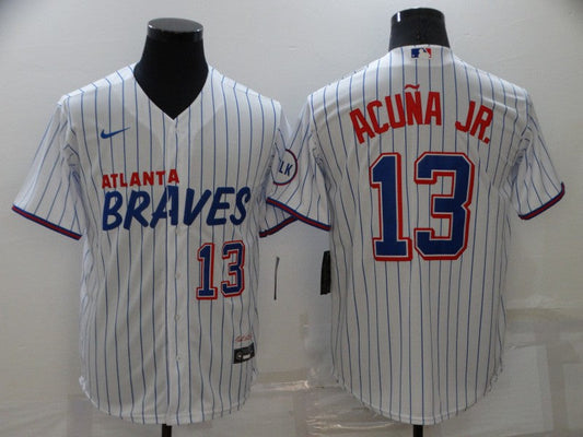 Men/Women/Youth Atlanta Braves Ronald Acuña Jr. #13 baseball Jerseys