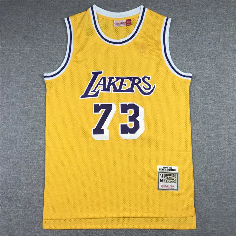 Los Angeles Lakers Dennis Rodman NO.73 Basketball Jersey
