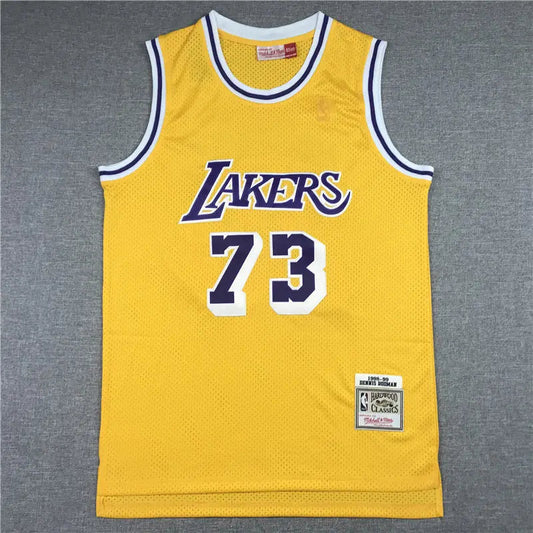 Los Angeles Lakers Dennis Rodman NO.73 Basketball Jersey