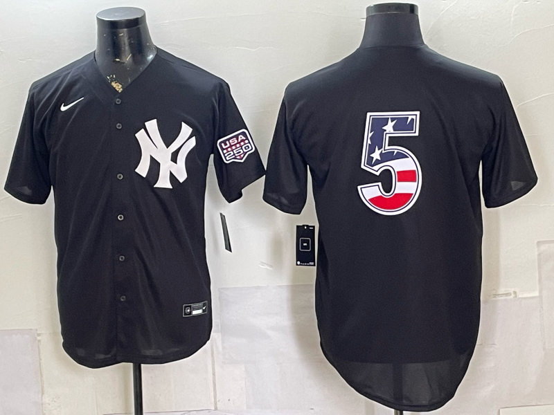 Men/Women/Youth New York Yankees Cameron Schlittler USA flag NO.5 baseball Jerseys