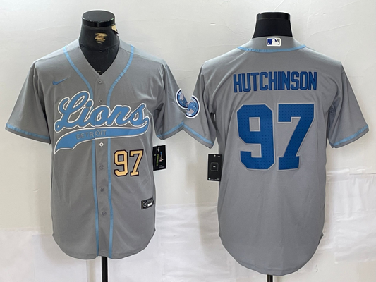 men/women/kids Detroit Lions Aidan Hutchinson  NO.97 football Jerseys