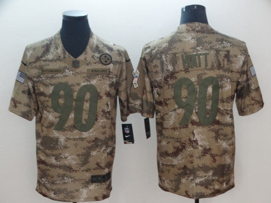 Adult Pittsburgh Steelers T. J. Watt NO.90 Football Jerseys