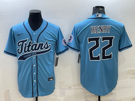 Adult Tennessee Titans Derrick Henry NO.22 Football Jerseys
