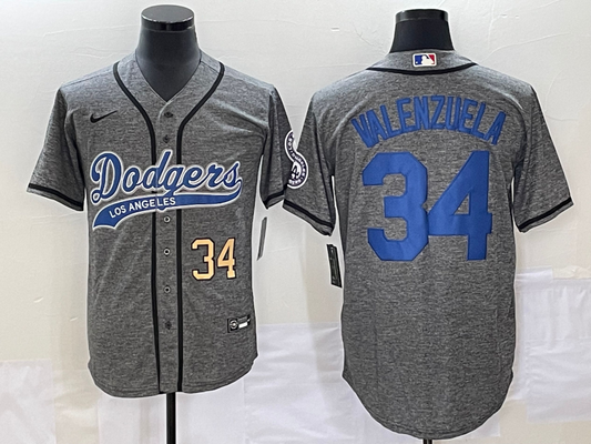 Men/Women/Youth Los Angeles Dodgers Fernando Valenzuela #34 baseball Jerseys