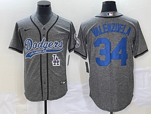 Men/Women/Youth Los Angeles Dodgers Fernando Valenzuela #34 baseball Jerseys