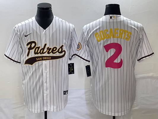 Men/Women/Youth San Diego Padres Xander Bogaerts  #2 baseball Jerseys