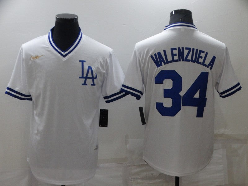 Men/Women/Youth Los Angeles Dodgers Fernando Valenzuela #34 baseball Jerseys