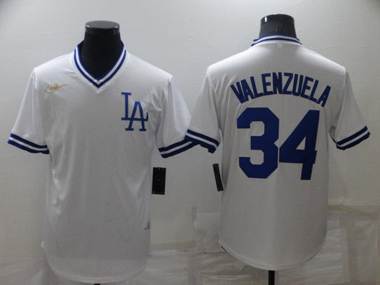 Men/Women/Youth Los Angeles Dodgers Fernando Valenzuela #34 baseball Jerseys