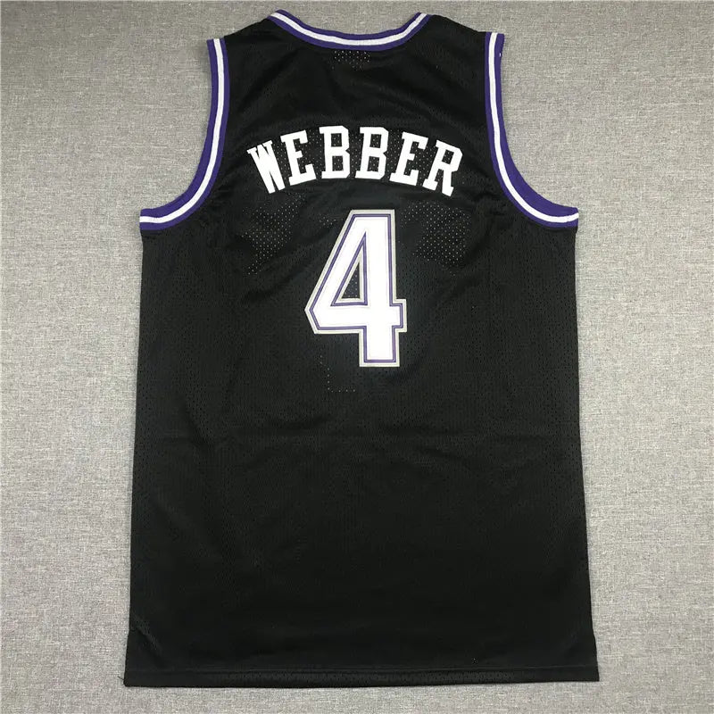 Sacramento Kings Webber NO.4 Basketball Jersey