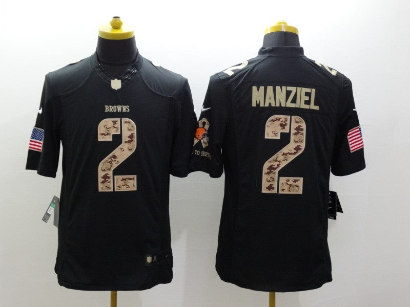 Adult Cleveland Browns Johnny Manziel NO.2 Football Jerseys