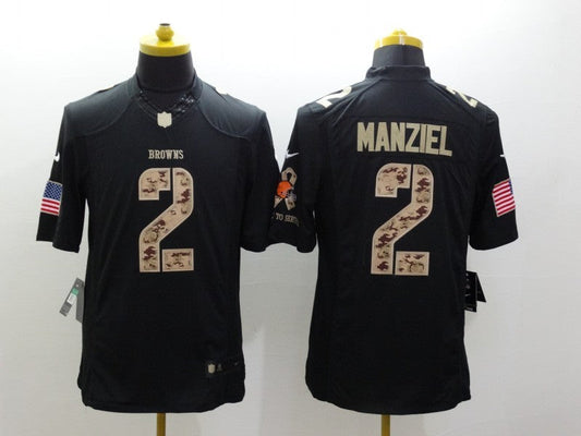 Adult Cleveland Browns Johnny Manziel NO.2 Football Jerseys