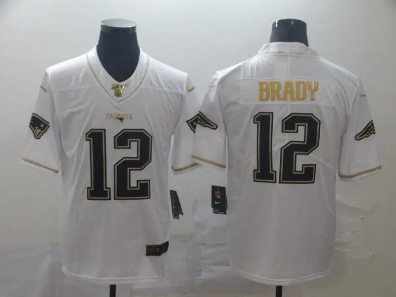 Adult New England Patriots Tom Brady NO.12 Football Jerseys