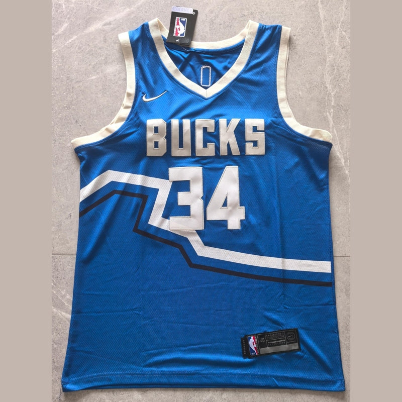 Milwaukee Bucks Giannis Antetokounmpo swingman basketball jerseys S-2XL