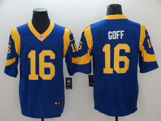 Adult Los Angeles Rams Jared Goff NO.16 Football Jerseys