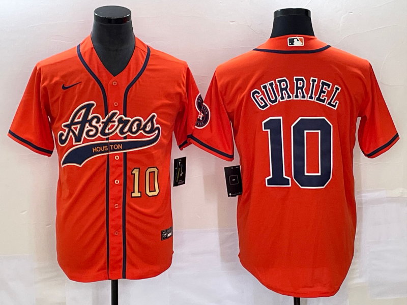Men/Women/Youth Houston Astros Yuli Gurriel #10 baseball Jerseys