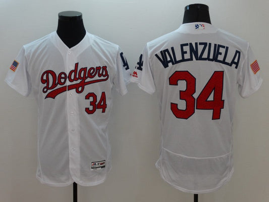 Men/Women/Youth Los Angeles Dodgers Fernando Valenzuela #34 baseball Jerseys
