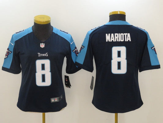 Women's Tennessee Titans Marcus Mariota NO.8 Football Jerseys