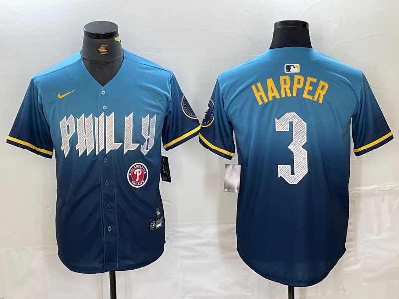 Men/Women/Youth Philadelphia Phillies Bryce Harper #3 baseball Jerseys