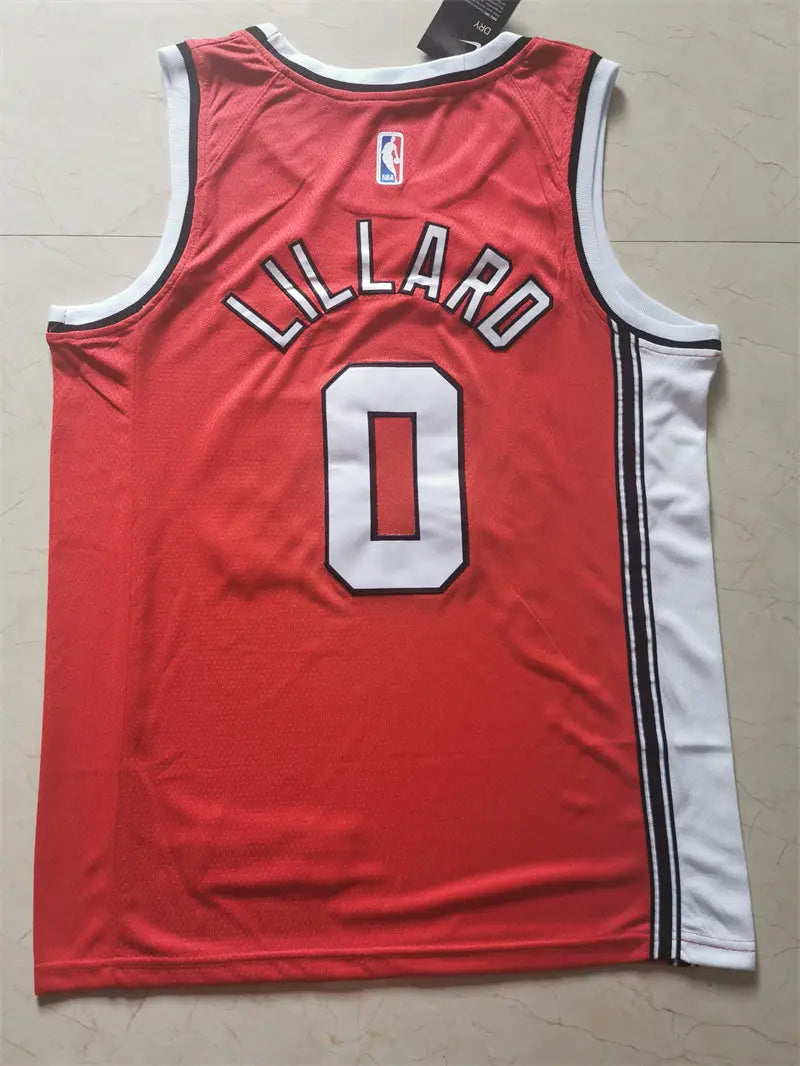 Portland Trail Blazers Damian Lillard NO.0 Basketball Jersey