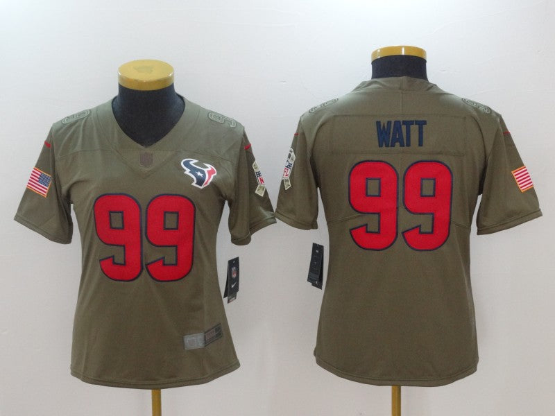 Women's Houston Texans J.J. Watt NO.99 Football Jerseys
