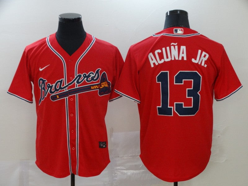 Men/Women/Youth Atlanta Braves Ronald Acuña Jr. #13 baseball Jerseys