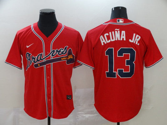 Men/Women/Youth Atlanta Braves Ronald Acuña Jr. #13 baseball Jerseys