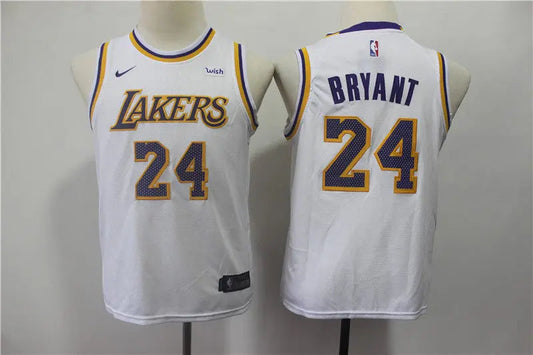Kids Los Angeles Lakers Bryant NO.24 Basketball Jersey