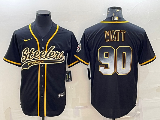 Adult Pittsburgh Steelers T. J. Watt NO.90 Football Jerseys