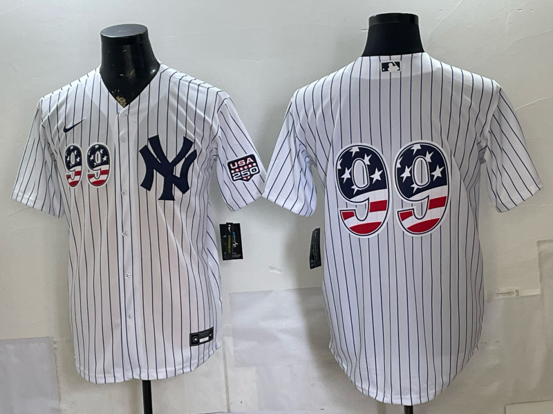 Men/Women/Youth New York Yankees Aaron Judge US flag NO.99 baseball Jerseys