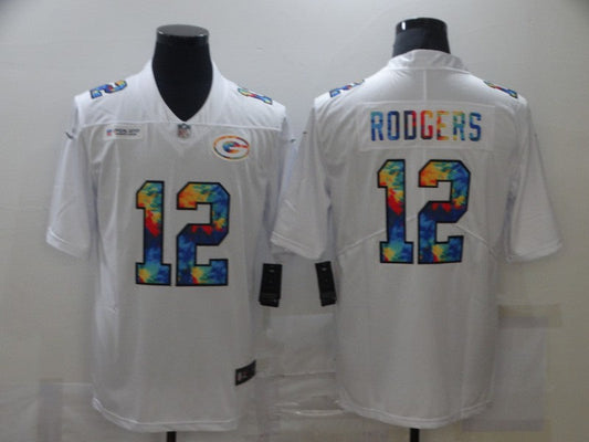 Adult Green Bay Packers Aaron Rodgers NO.12 Football Jerseys