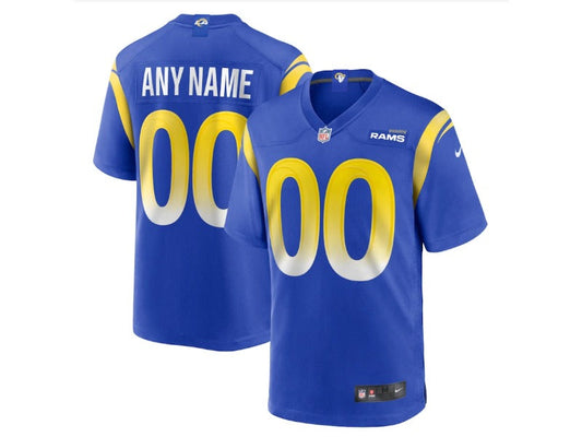 Adult Los Angeles Rams number and name custom Football Jerseys